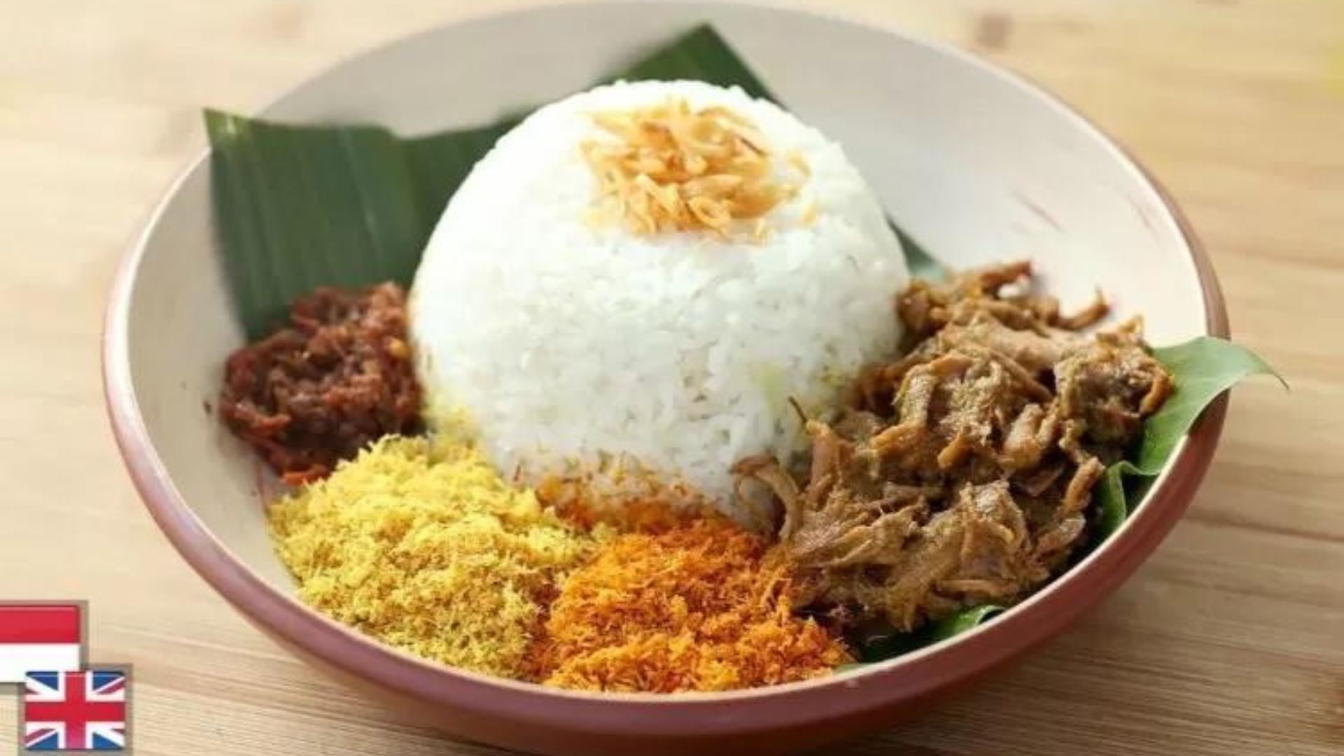 Nasi Krawu Khas Gresik Dengan Sambal Poya Kelapa Parut